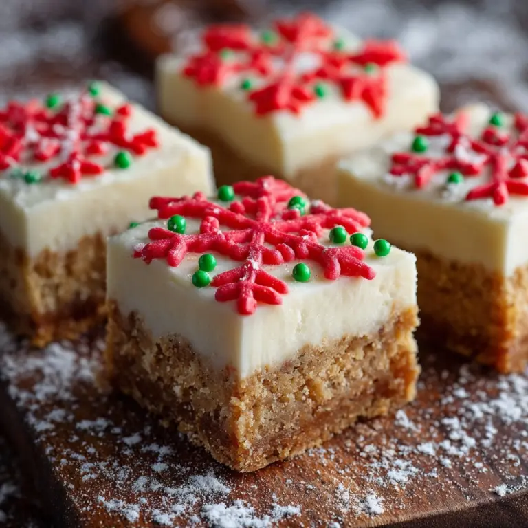 Christmas Sugar Cookie Bars Recipe