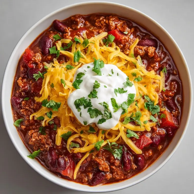Homemade Chili Recipe