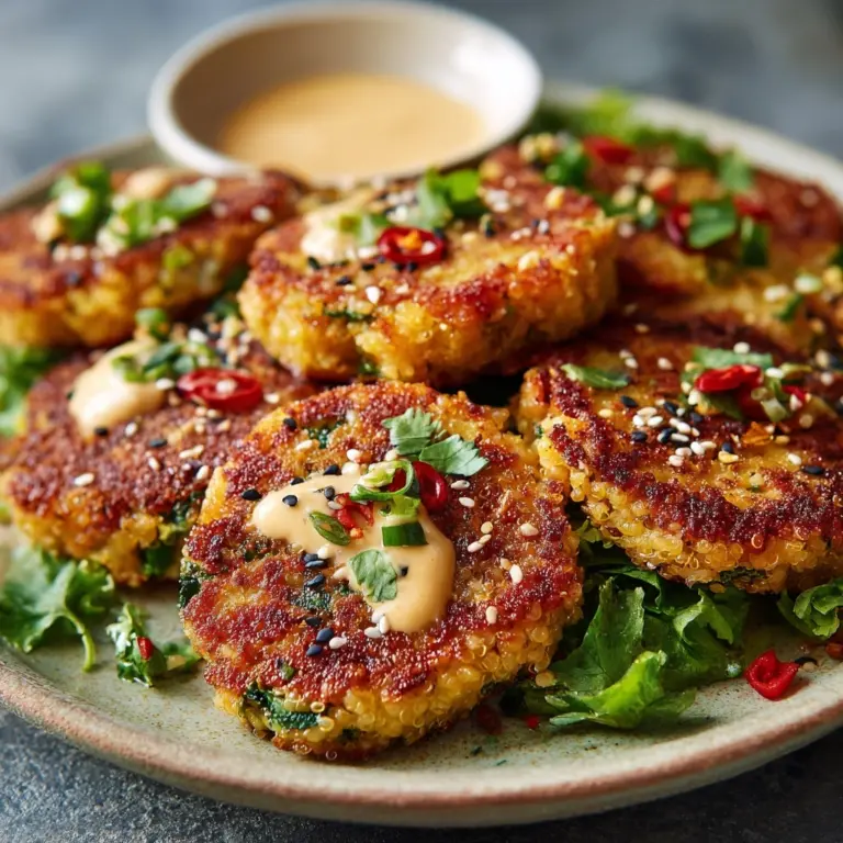 Asian-Style Tuna Cakes with Spicy Mayo Recipe