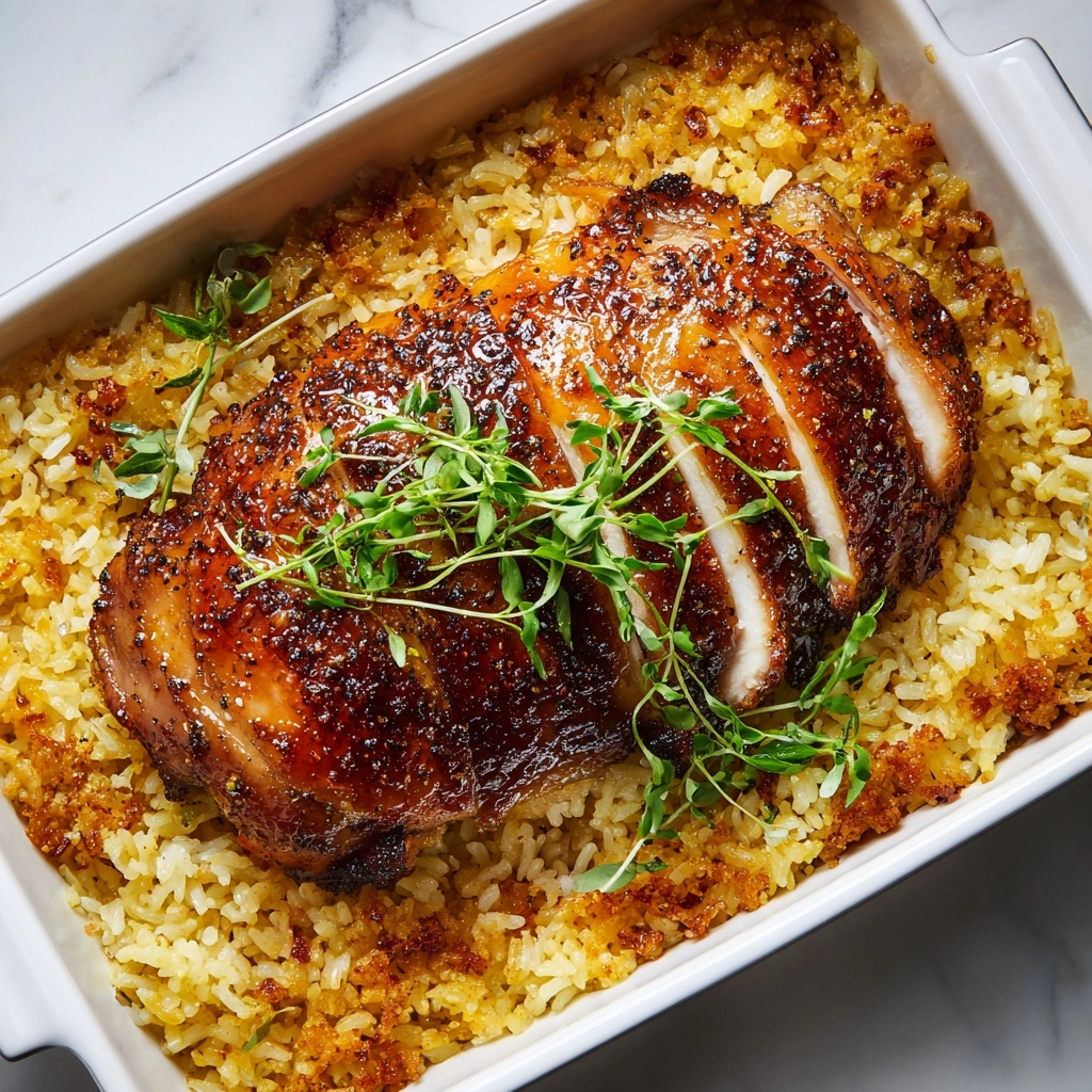 Oven-Baked Chicken and Rice Recipe - Recipe Image