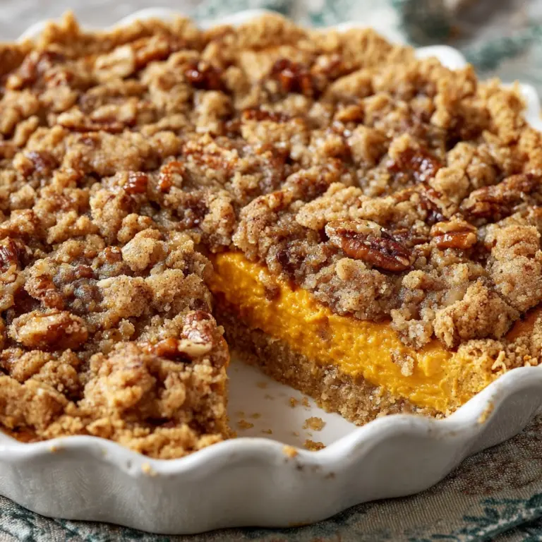 Sweet Potato Casserole with Pecan Streusel Topping Recipe