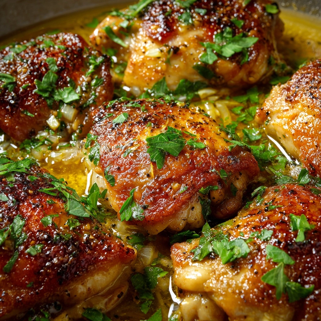 Instant Pot Lemon Butter Chicken Thighs Recipe - Recipe Image