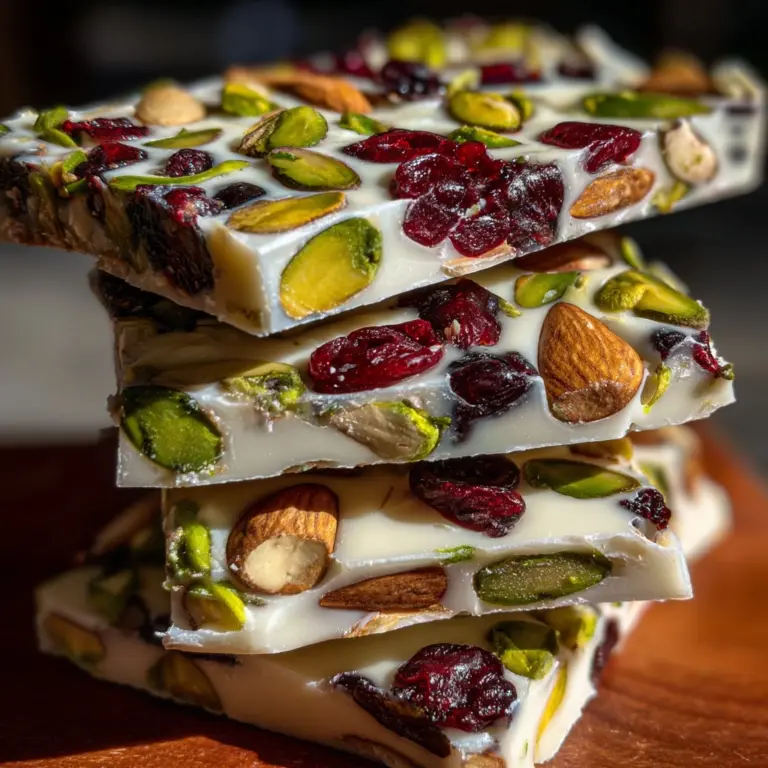 Delightful Pistachio Cranberry Bark Recipe