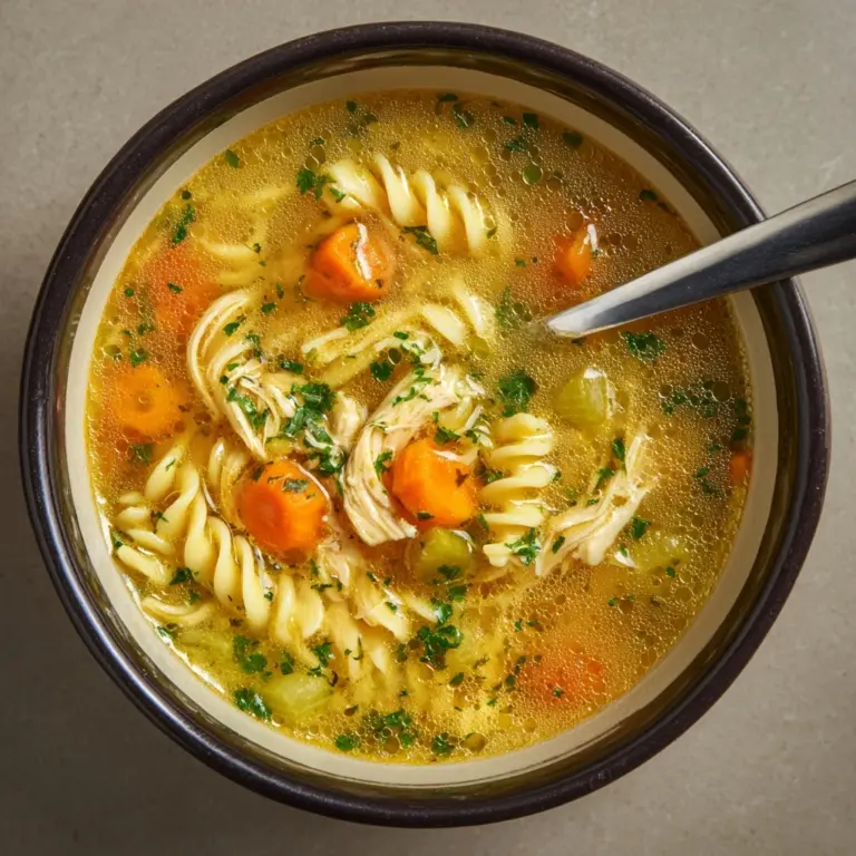 Cozy Chicken Pastina Soup for Cold Days Recipe