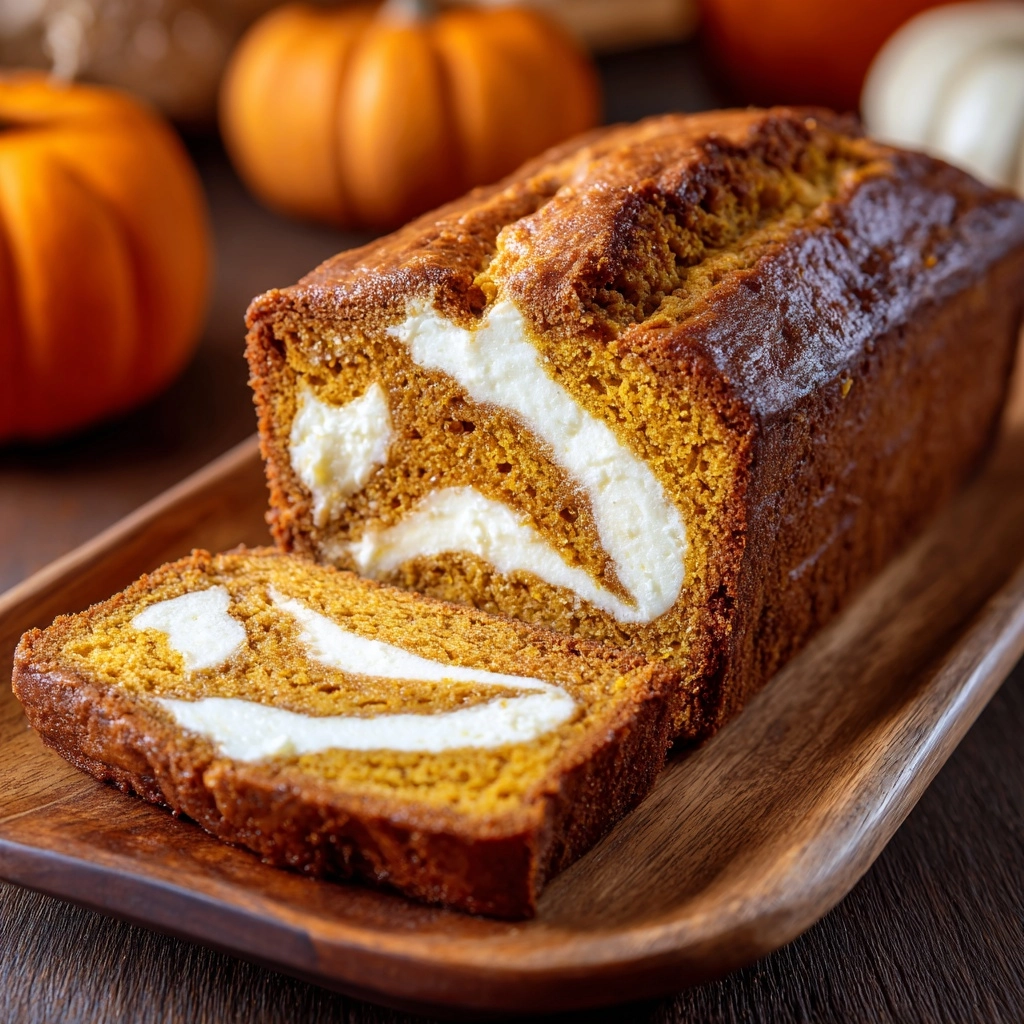 Pumpkin Cream Cheese Bread Recipe - Recipe Image
