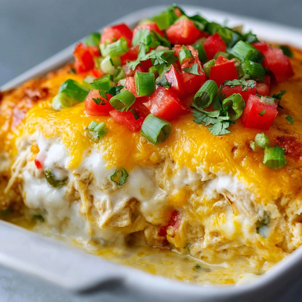 White Chicken Enchilada Skillet Recipe - Recipe Image