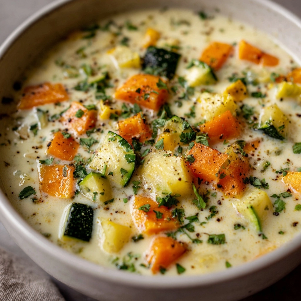 Zucchini Corn Chowder Recipe - Recipe Image