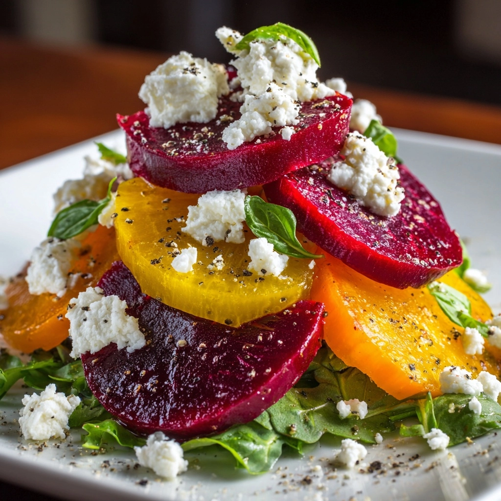 Delicious Beet and Goat Cheese Salad Recipe - Recipe Image