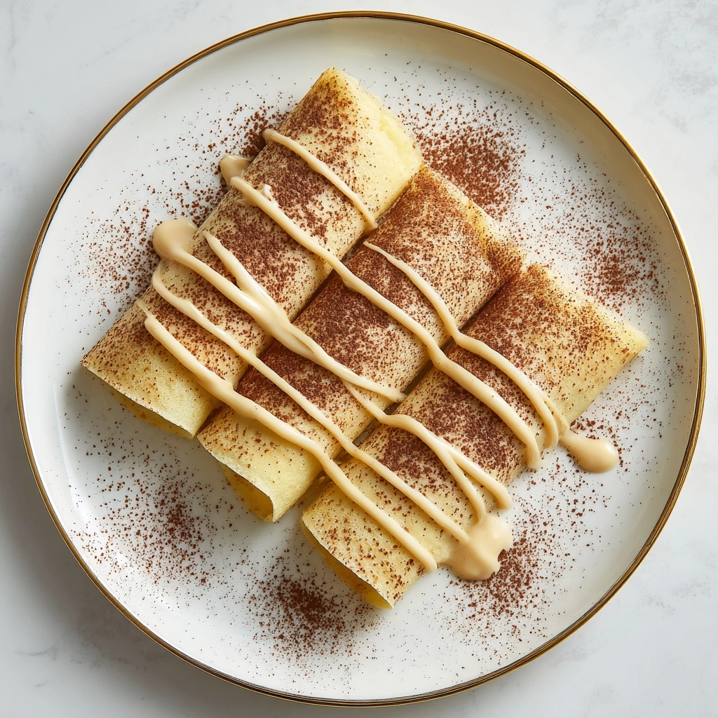 Cinnamon Roll Protein Crepes Recipe - Recipe Image