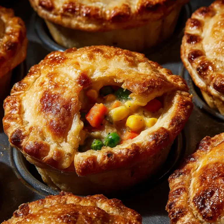Muffin Tin Chicken Pot Pies Recipe