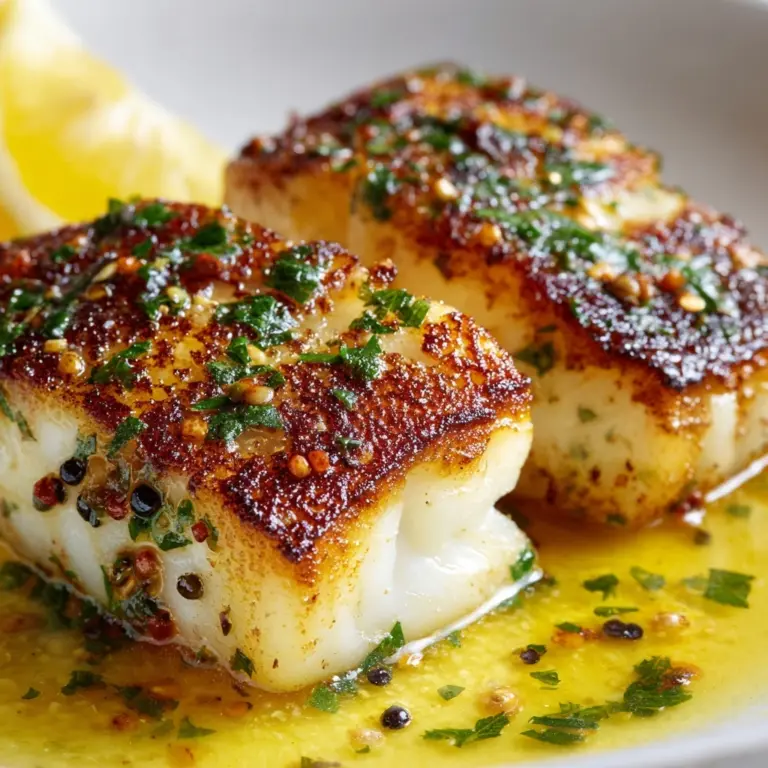 Lemon Butter Sautéed Cod Recipe