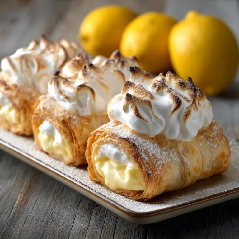 Lemon Meringue Pie Cannoli Recipe