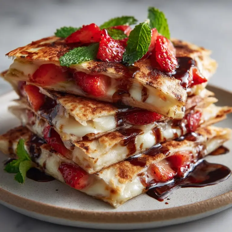 Strawberry Cheesecake Quesadillas Recipe