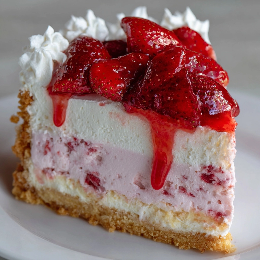 Tropical Strawberry Split Cake Recipe - Recipe Image