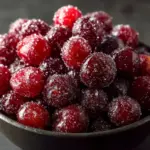Orange Vanilla Candied Cranberries Recipe