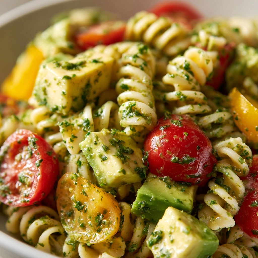 Avocado Pasta Salad Recipe - Recipe Image