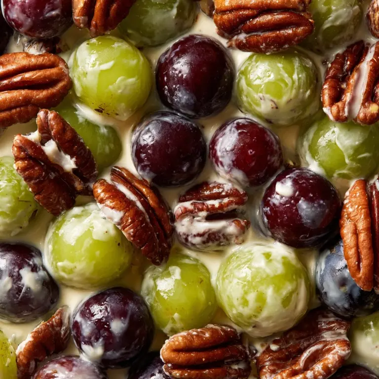 Grape Salad with Brown Sugar & Pecans Recipe