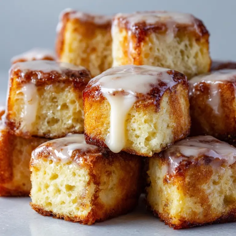 Cinnamon Roll French Toast Bites Recipe
