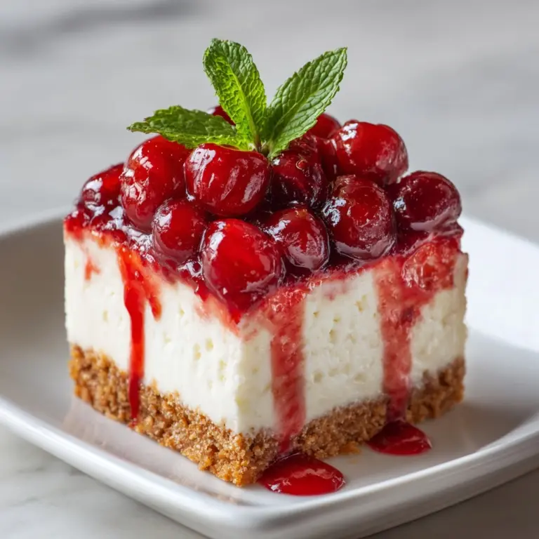 Cherry Cheesecake Lush Recipe