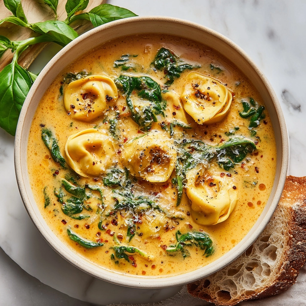Creamy Tortellini Soup Recipe - Recipe Image
