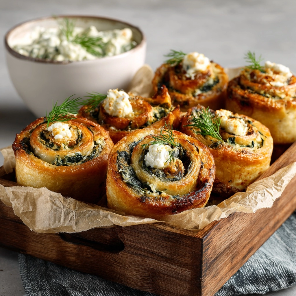 a Pastry Rolls – Easy Savory Puff Pastry Recipe - Recipe Image