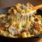 Creamy Chicken & Mushroom Pasta Recipe