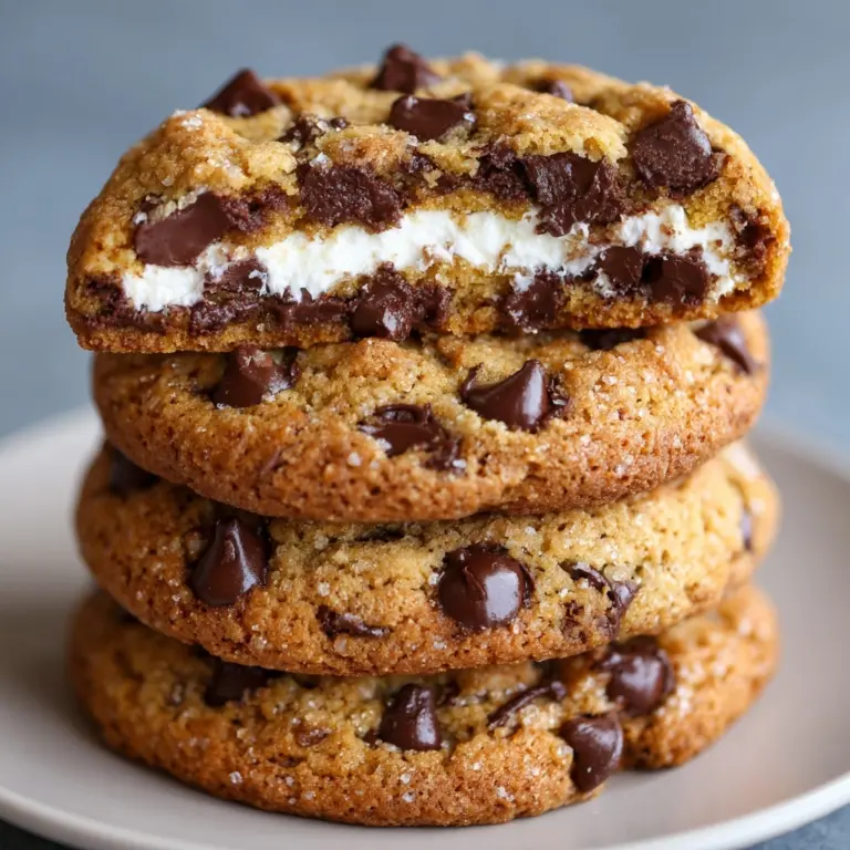 Cheesecake Stuffed Chocolate Chip Cookies Recipe