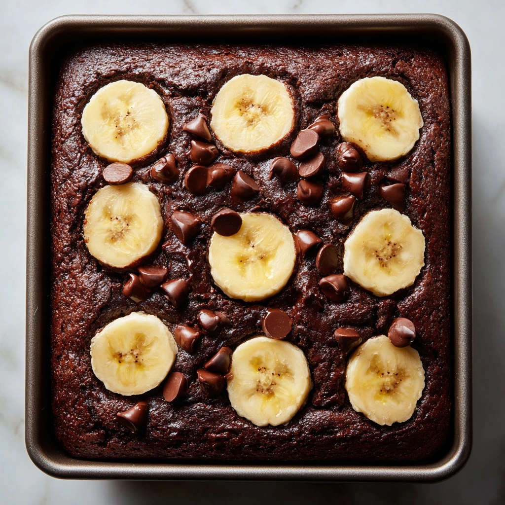 Banana Bread Brownies Recipe - Recipe Image