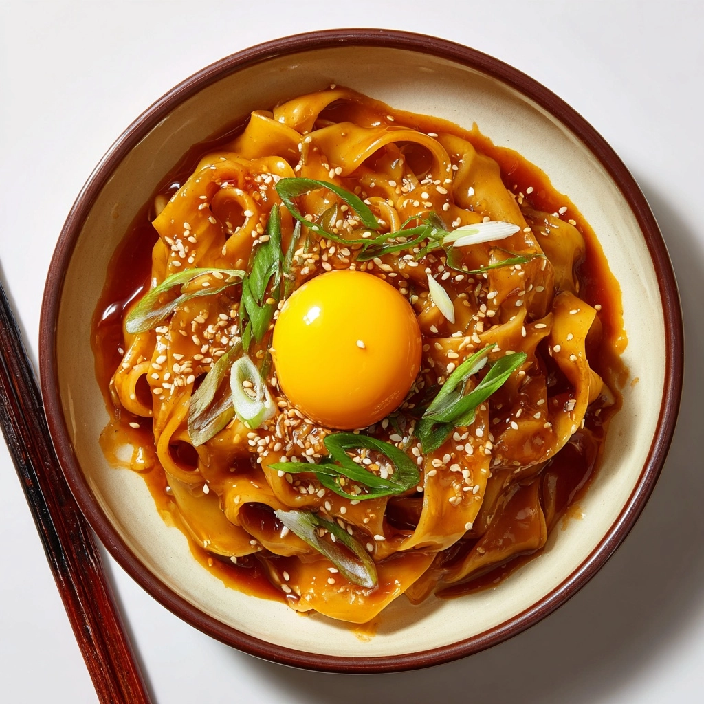 Kimchi Udon with Scallions Recipe - Recipe Image