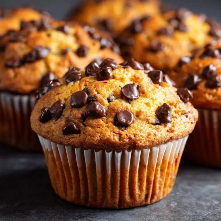 Chocolate Chip Peanut Butter Muffins Recipe
