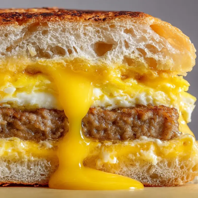 Breakfast Sliders with Sausage, Egg, and Cheese Recipe
