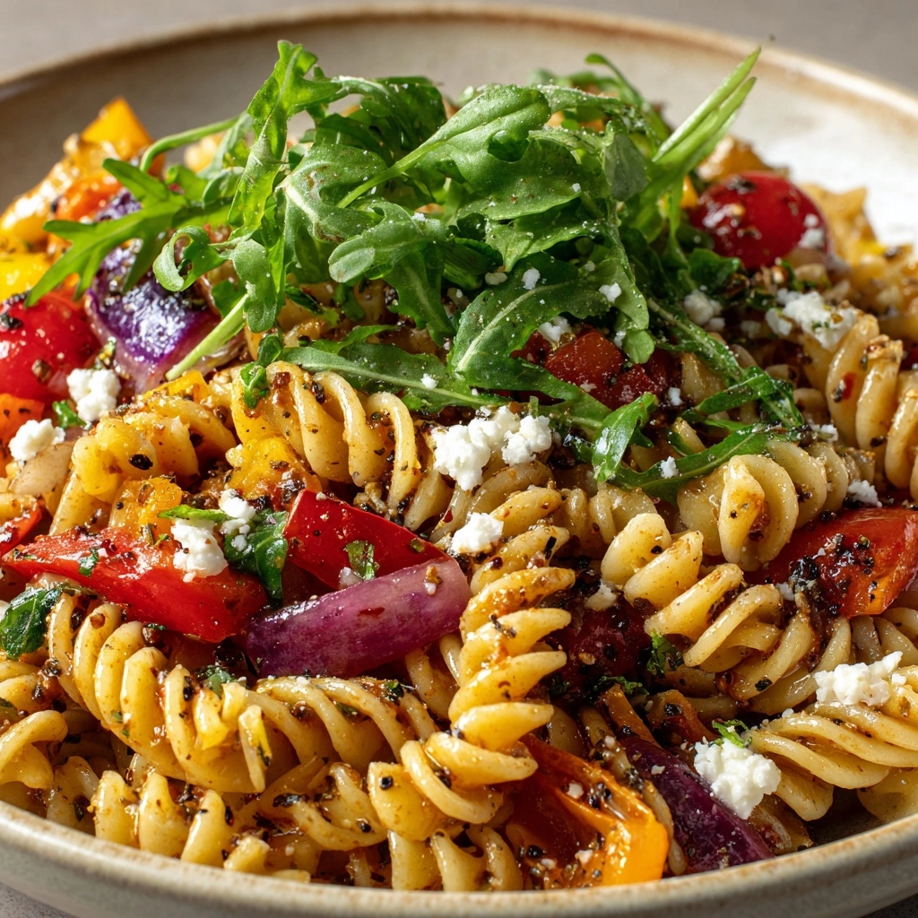 Roasted Veggie Pasta with Feta Recipe - Recipe Image