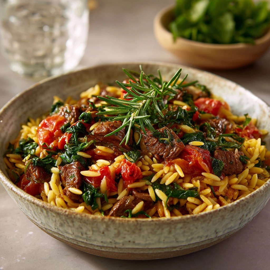 Ground Beef Orzo Recipe - Recipe Image