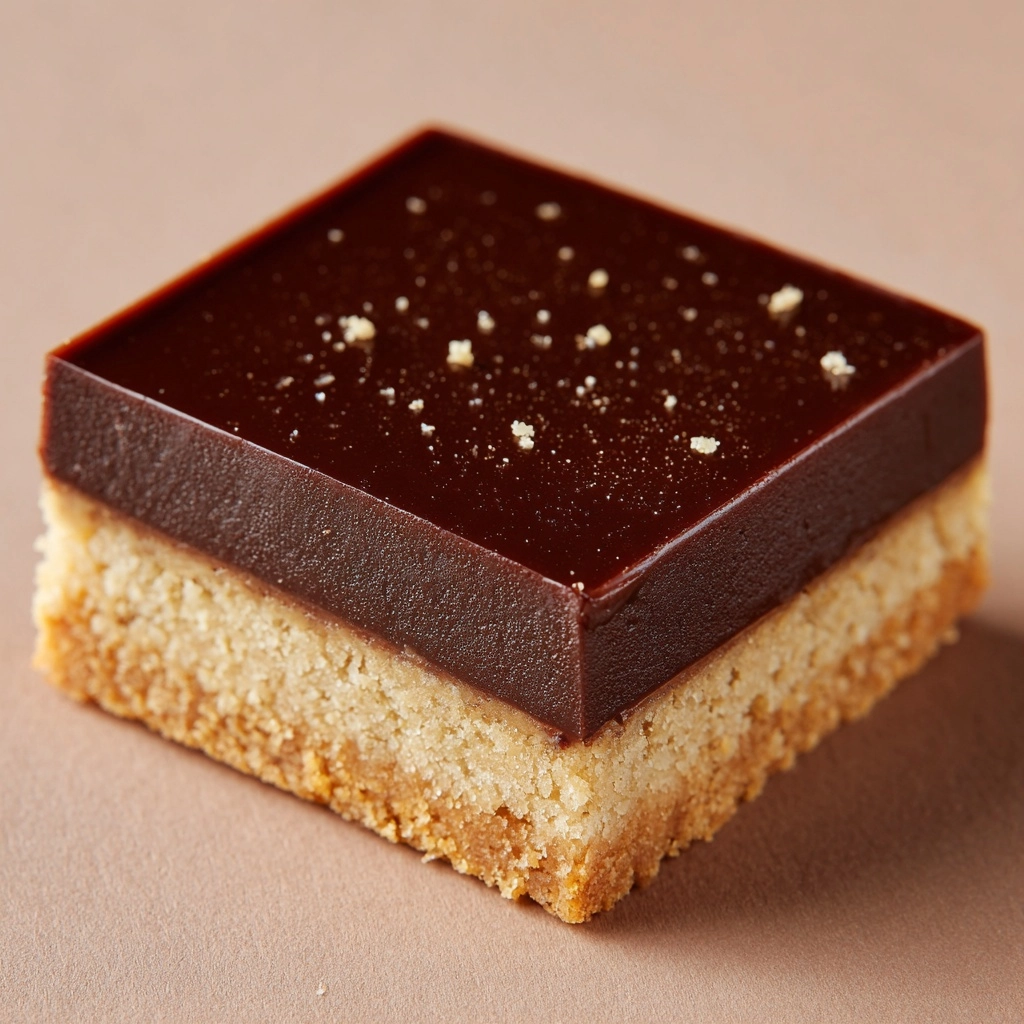 No-Bake Shortbread Fudge Slice Recipe - Recipe Image