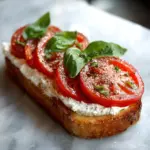 Ricotta & Tomato Sourdough Toast Recipe