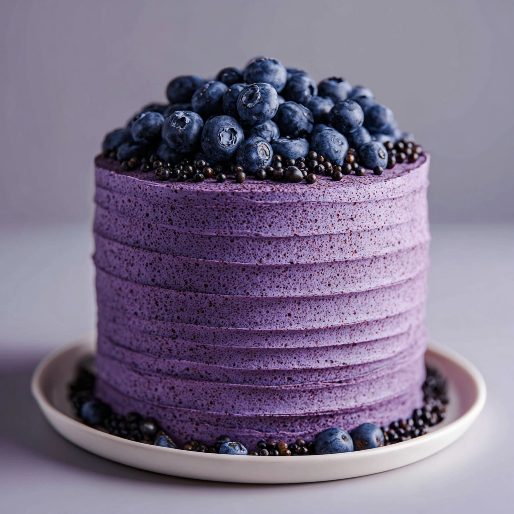 Blueberry Chiffon Cake Recipe - Recipe Image