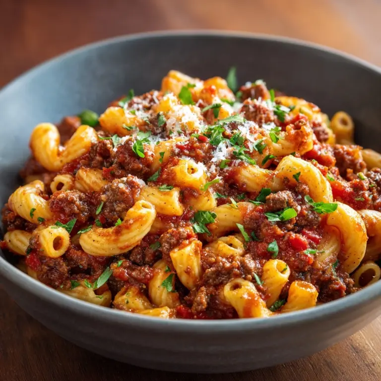 Homemade Beefaroni Recipe