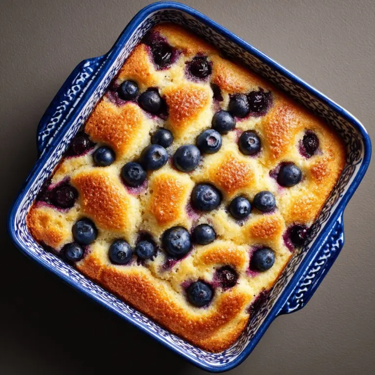Blueberry Buttermilk Pancake Casserole Recipe