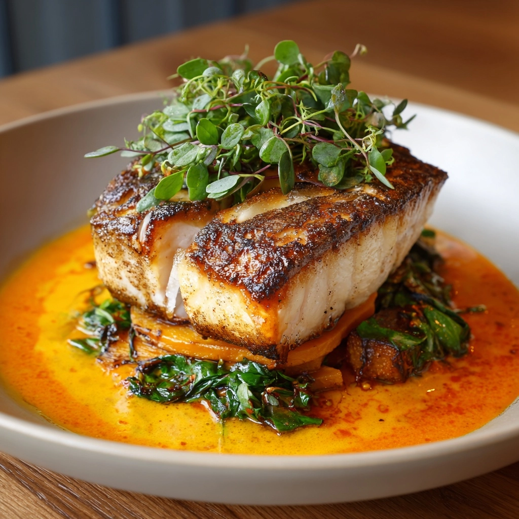 Glazed Trout with Carrot Purée and Spätzle Recipe - Recipe Image