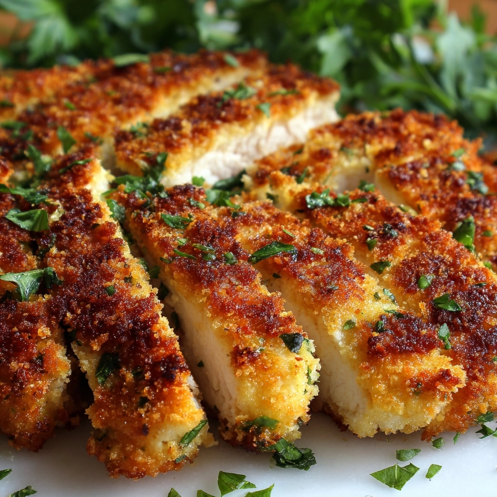Parmesan Crusted Chicken Recipe - Recipe Image