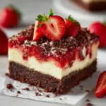 Strawberry Cheesecake Brownies Recipe