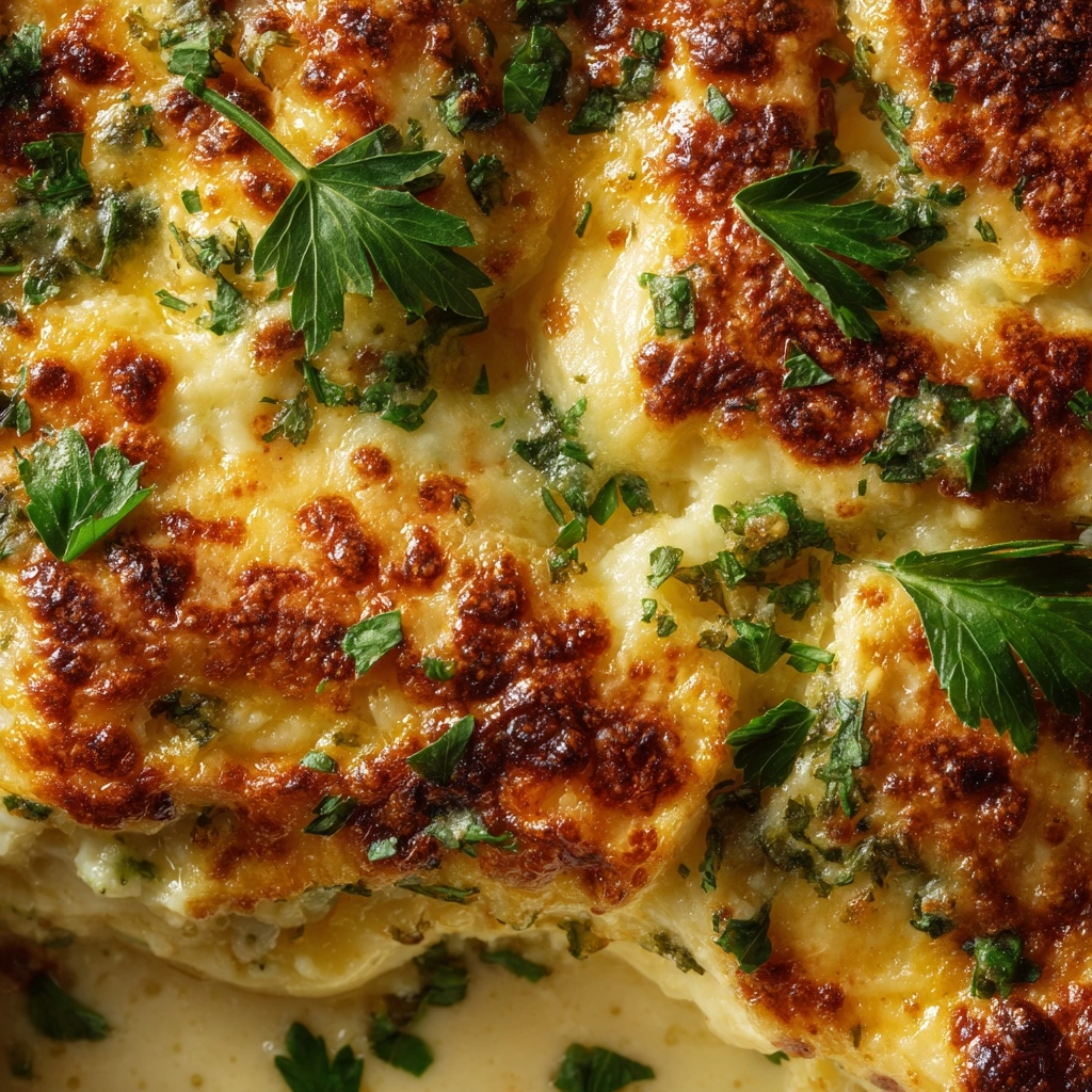 Cheesy Garlic Butter Chicken Recipe - Recipe Image