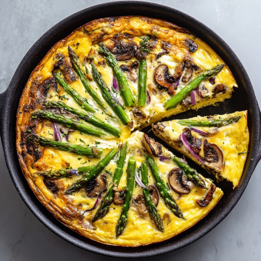 Asparagus-Mushroom Frittata Recipe - Recipe Image
