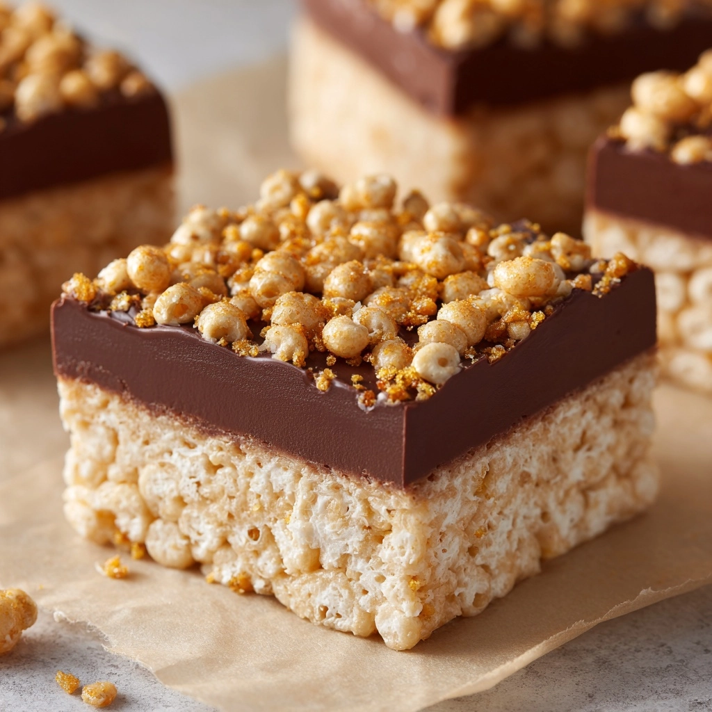Salted Peanut Butter Rice Krispies Treats Recipe - Recipe Image
