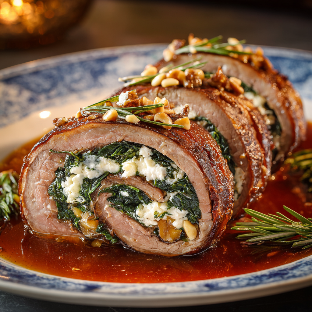 Stuffed Leg of Lamb Recipe - Recipe Image