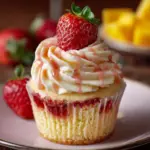 Strawberry Mango Margarita Cupcakes Recipe