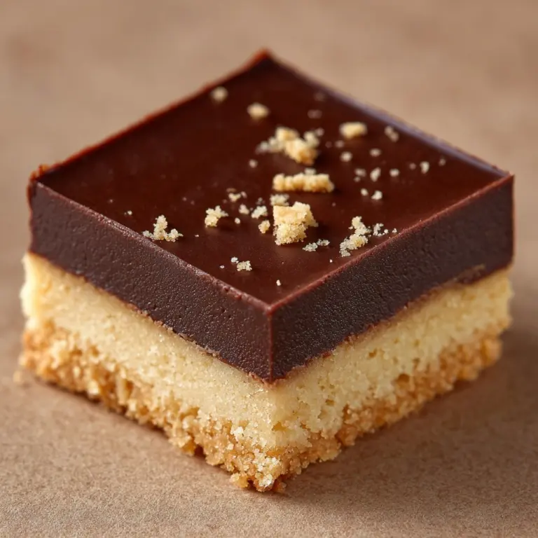No-Bake Shortbread Fudge Slice Recipe