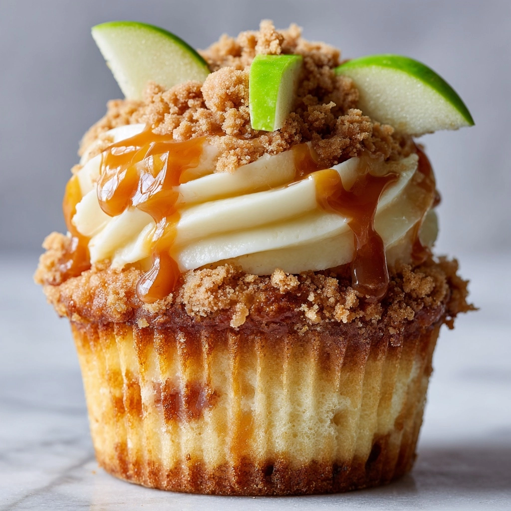 Apple Crisp Cheesecakes Recipe - Recipe Image