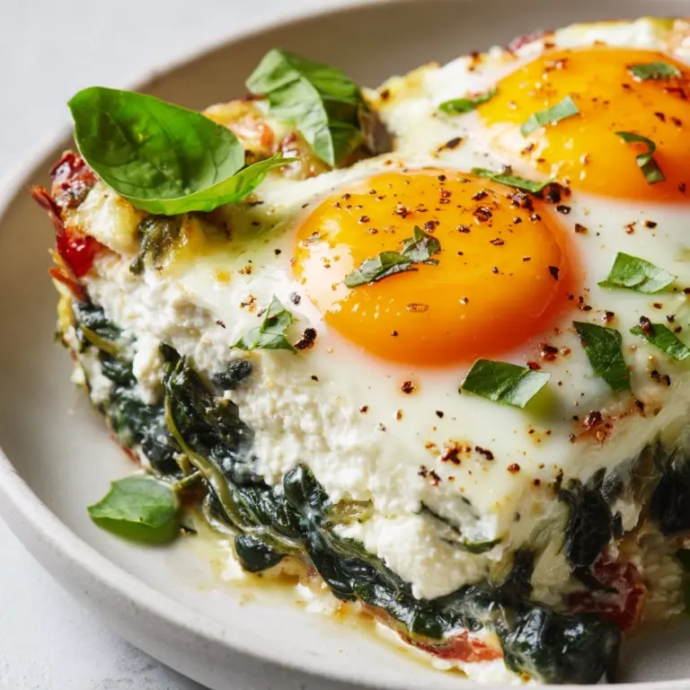 Spinach Ricotta Brunch Bake Recipe