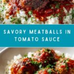 Meatballs With Tomato Sauce and Rice Recipe